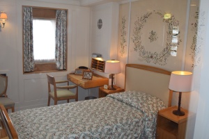 The Queen's Bedroom on The Royal Yacht Britannia